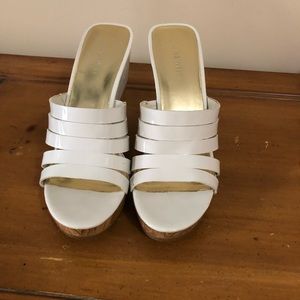 Nine West Size 8 NWMUDPIE Ivory Syn $40